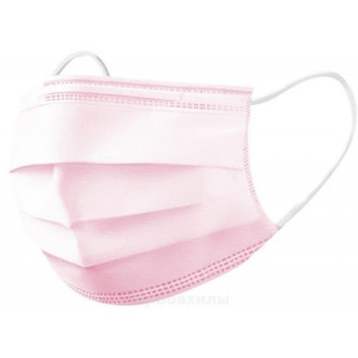 Набір Рожевий №2 (рукавички+маски+бахіли+шапочки)