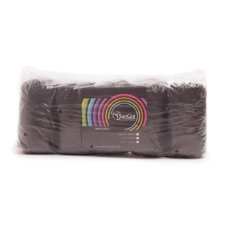 Бахіли захисні 6г/пара одноразові SanGig Чорні 100 шт